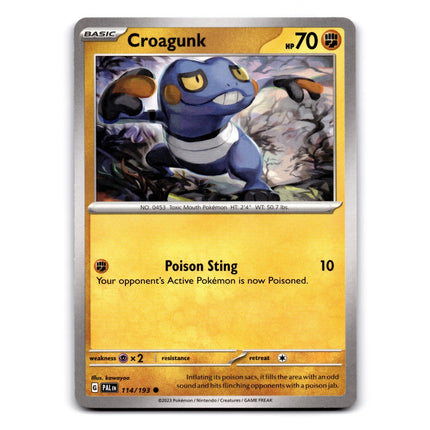 Croagunk Common SV02: Paldea Evolved 114/193 NM
