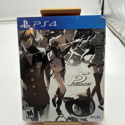 Persona 5 Steelbook Edition (PS4 PlayStation 4) Tested CIB Atlus Games Clean