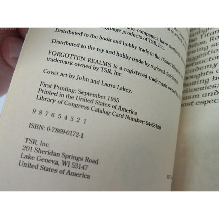 Forgotten Realms Troy Denning The Twilight Giant Trilogy Paperback First Edition