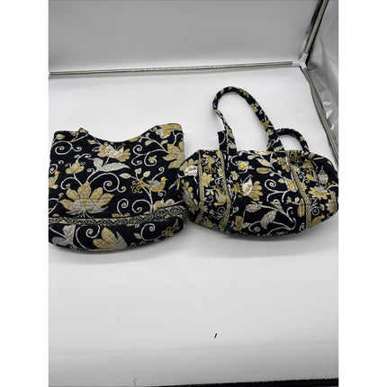 Vintage Vera Bradley Mediu Tote - Yellow Bird Tote Bag Retired Print NEW Set
