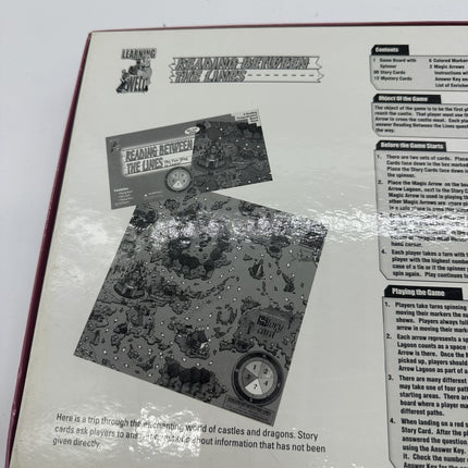 Reading Between the Lines Board Game 2002 Blue Level Edition - Learning Well