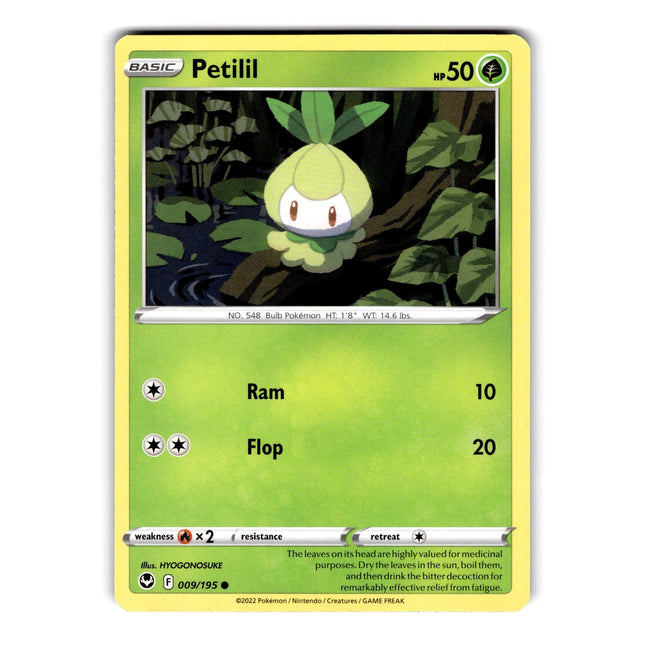 Petilil Common SWSH12: Silver Tempest 009/195 NM