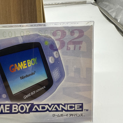Nintendo Gameboy Advance GBA Console Milky Blue w/Box Tested Rare Japan Import