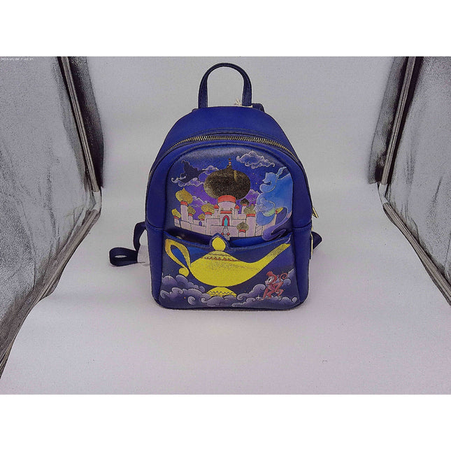 Loungefly Disney Aladdin Princess Jasmine Palace Mini Backpack & Wallet Castle