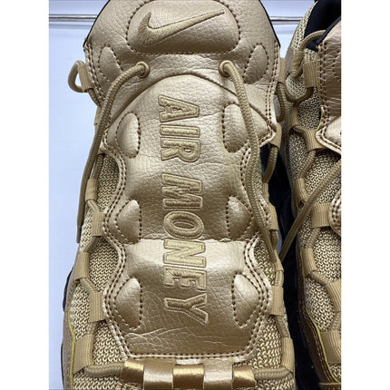 New Nike Air More Money Metallic Gold Size 11 AJ2998-700