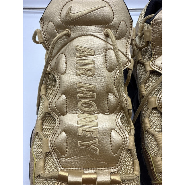 New Nike Air More Money Metallic Gold Size 11 AJ2998-700