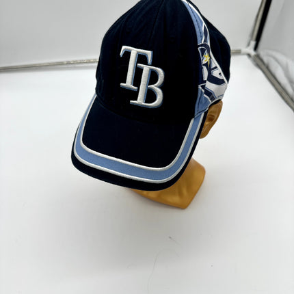 vintage Tampa Bay Rays MLB Fan Favorite Adjustable Hat Cap TB Logo hook n loop