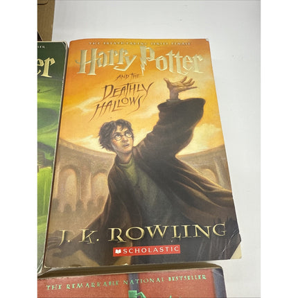 Harry Potter Paperback Book Set Paperback 1999-2009 Scholastic 1-7 First Printin
