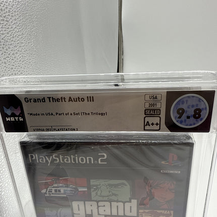 Grand Theft Auto III GTA 3 + San Andreas PS2 - Trilogy - SEALED - WATA 9.8 A++