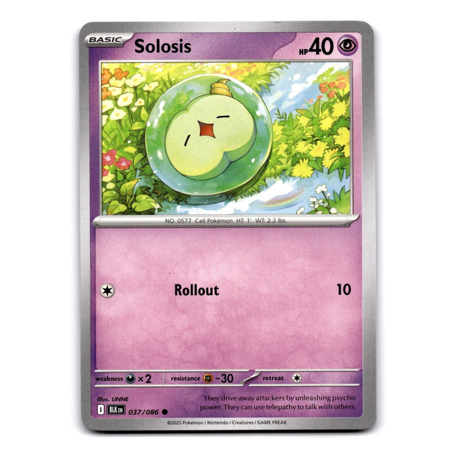 Solosis Common SV: Black Bolt 037/086 NM