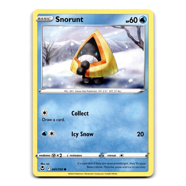 Snorunt Common SWSH12: Silver Tempest 041/195 NM