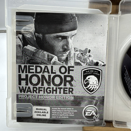 Medal of Honor Warfighter Project Honor Ed (PlayStation 3 PS3) COMPLETE CIB