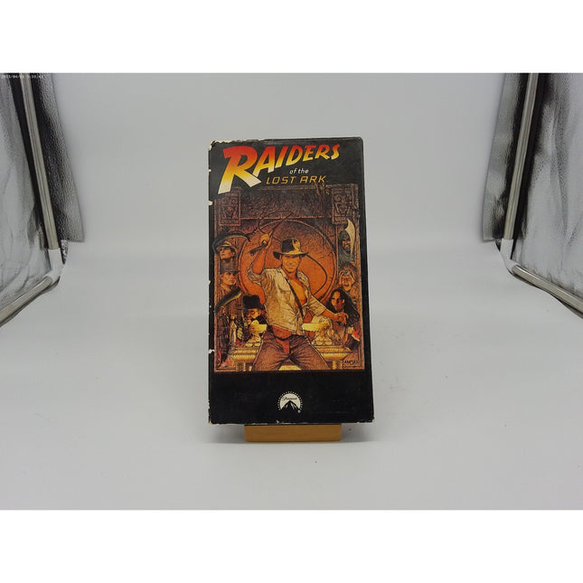 Raiders of the Lost Ark (VHS, 1989) Sticker sealed Paramount shrink wrap gone