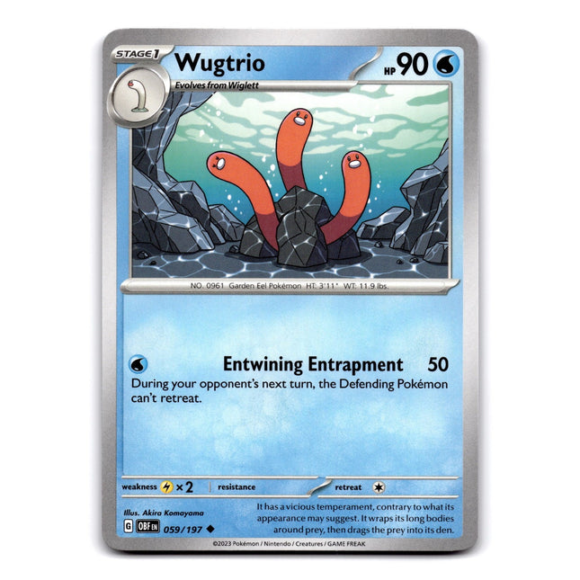 Wugtrio Uncommon SV03: Obsidian Flames 059/197 NM