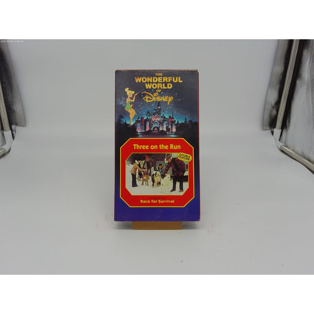 The Wonderful World of Disney Three on the Run VHS