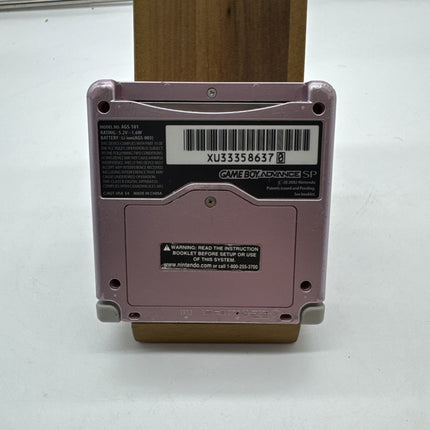 Nintendo Gameboy Advance SP AGS-101 Pearl Pink (GBA) + USB charging cable TESTED