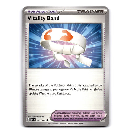 Vitality Band Uncommon SV01: Scarlet & Violet Base Set 197/198 NM