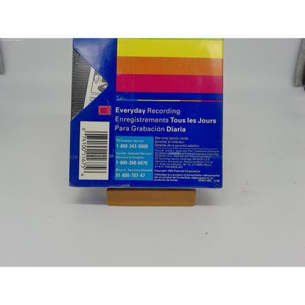 Polaroid Blank VHS Video Cassette Tape High Grade T-120 New Sealed 1989