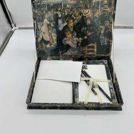 Bal du moulin de la galette - by Pierre-Auguste Renoir stationary set unused