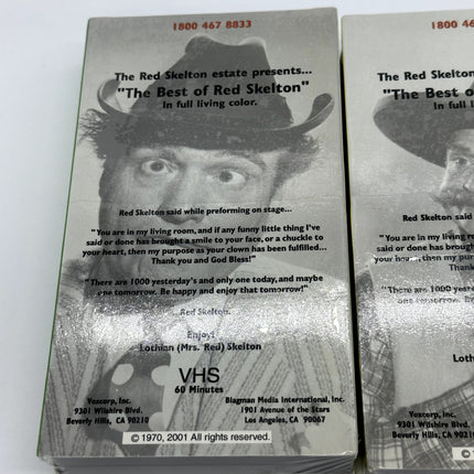 The Best Of Red Skelton 4 VHS Set 3 of 4 Brand New Factory Sealed
