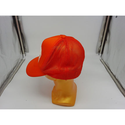 Vintage Youngan Trucker Hat Cap Tennessee Blaze Orange Foam Mesh Trucker Hunting
