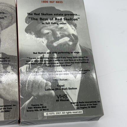 The Best Of Red Skelton 4 VHS Set 3 of 4 Brand New Factory Sealed