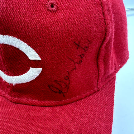 Signed Cincinnati Reds MLB Baseball Cap Hat Fitted (Most Likely George Foster)
