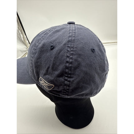 LA Rams Hat Cap Navy Blue Ram Logo NFL Football Snapback Logo Athletics VTG 90s