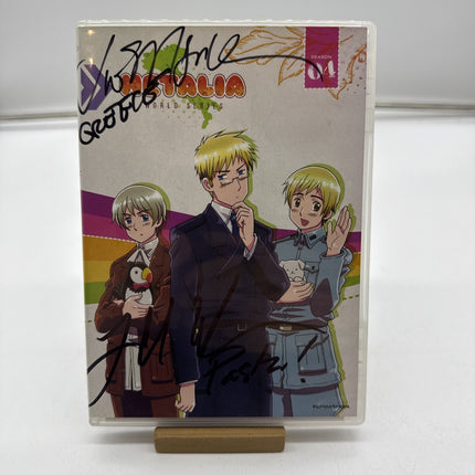 Todd Haberkorn Signed Copy Of Hetalia World Series Season 4 DVD 2 Disc Set