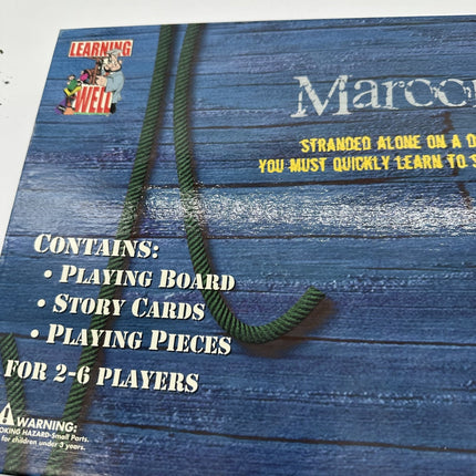 COMPLETE Marooned Blue Level Edition Board Game By Learning Well