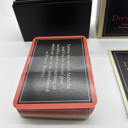 Clarkson Potter Card Game Stet! Dreyer's English Box VG+/EX