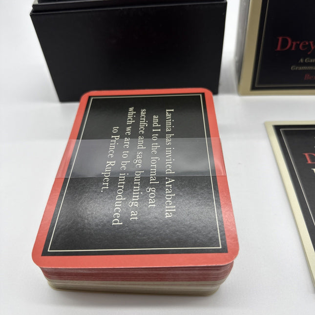 Clarkson Potter Card Game Stet! Dreyer's English Box VG+/EX