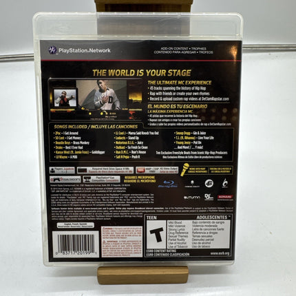 Def Jam Rapstar (Sony PlayStation 3 PS3, 2010)