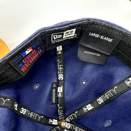 Vintage New Era Tampa Bay Rays Navy Blue Neo 39THIRTY Stretch Fit Hat large/xlar