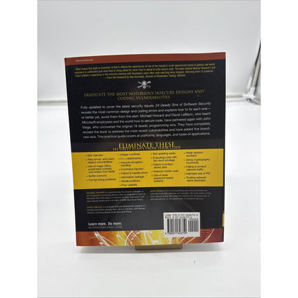 24 Deadly Sins of Software Security: Programming Flaws and How to Fix The