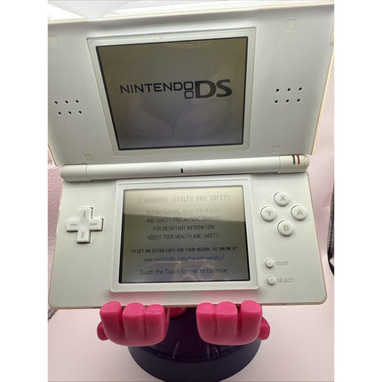 Nintendo DS Lite Console with Charger - Polar White - Tested Works - Usg 001