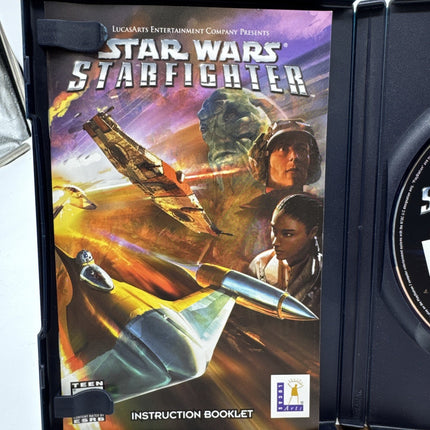 Star Wars Starfighter -Sony PlayStation 2 PS2- CIB Complete
