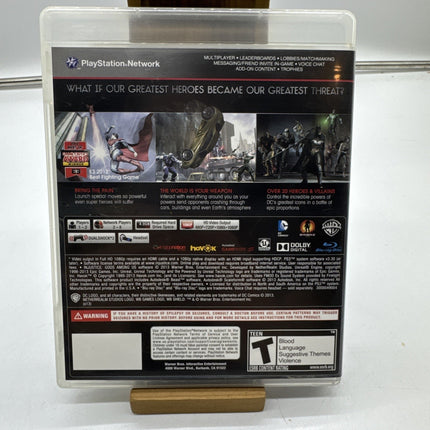 Injustice Gods Among Us - Sony Playstation 3 PS3 CIB Complete