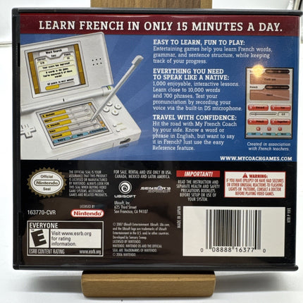 My French Coach (Nintendo DS, 2007) Complete In Box CIB w/ Manual Tested & Work