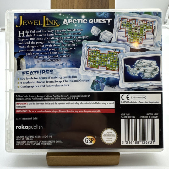 Jewel Link: Arctic Quest Nintendo DS Game Video Games PAL