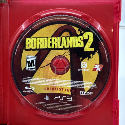 BORDERLANDS 2 (Sony PlayStation 3, Greatest hits) Complete