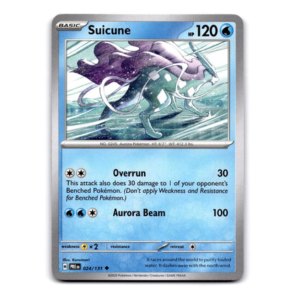 Suicune Uncommon SV: Prismatic Evolutions 024/131 NM