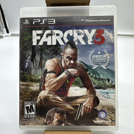 Playstation 3 FarCry 3 Game Rated for Mature ages 17+ pre-owned good condition