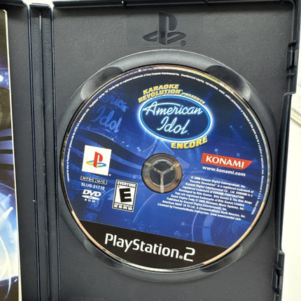 Karaoke Revolution Presents: American Idol Encore PS2 - CIB with Manual Tested
