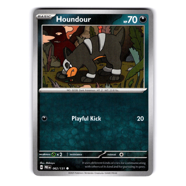 Houndour Common SV: Prismatic Evolutions 062/131 NM