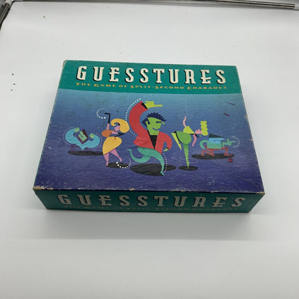 Vintage Guesstures Charades Game by Milton Bradley 1990 Edition