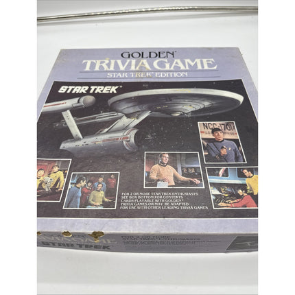 Vintage/Antique 1983 Golden Trivia Game Star Trek Edition 2 Or More Players