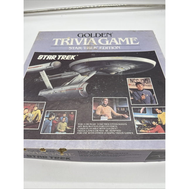 Vintage/Antique 1983 Golden Trivia Game Star Trek Edition 2 Or More Players