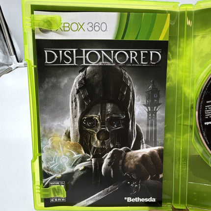 Dishonored (Microsoft Xbox 360, 2012) Complete w/ Manual - Tested Working