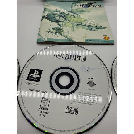 Final Fantasy VII 7 PS1 PlayStation 1 Complete CIB Black Label